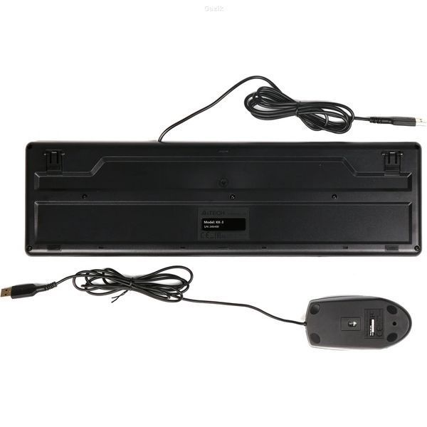 Комплект клавіатура+мишка A4Tech KK-3+OP-330 USB