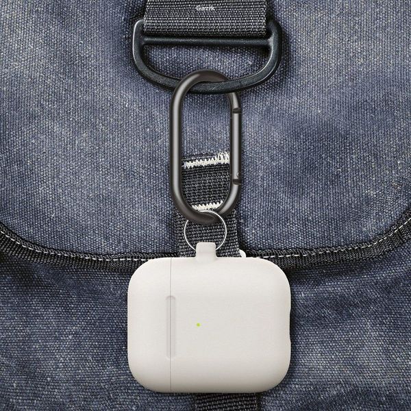 Чохол Hang Silicone Case для Apple AirPods 1/2 White (HANG-WH) AKS021 фото