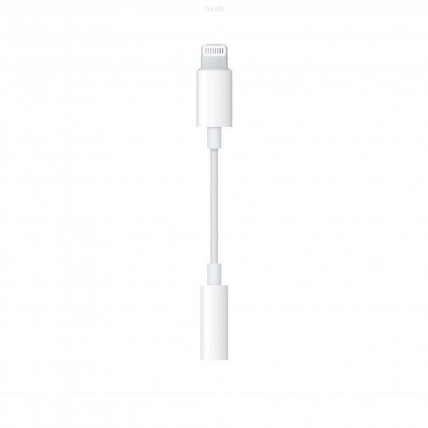 Адаптер Apple Lightning to 3.5 мм (mini-jack) Білий (MMX62ZM)