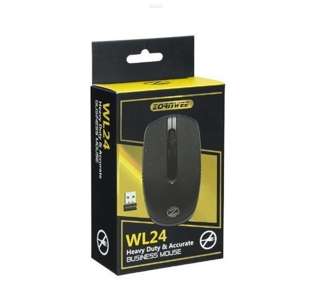 Миша бездротова Zornwee WL24 Wireless 2.4GHz Black WL24WI фото