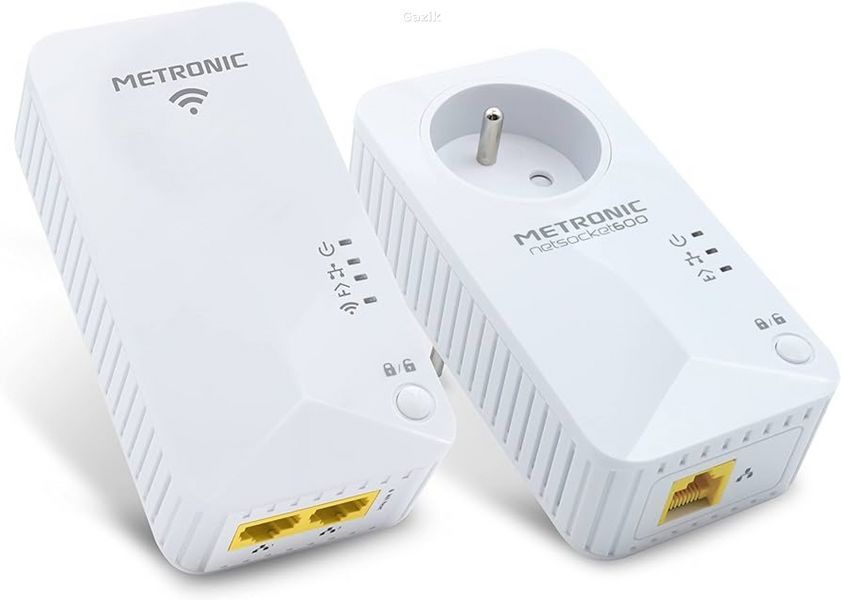 Розетка Powerline Duo Wi-Fi 600 Metronic 495469 (OpenBox) LPNIC012855224 фото