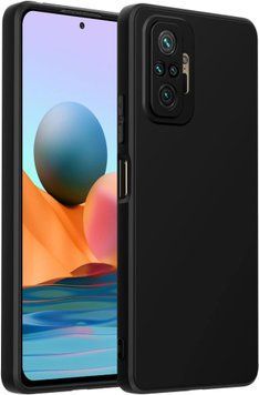 Чохол Oureidoo для Xiaomi Redmi Note 10 Pro Black + захисне скло