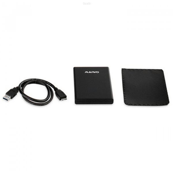 Зовнішня кишеня Maiwo K2568 для HDD/SSD 2.5" USB 3.0