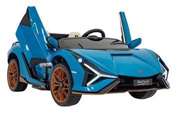 Автомобіль Lamborghini SIAN синього кольору