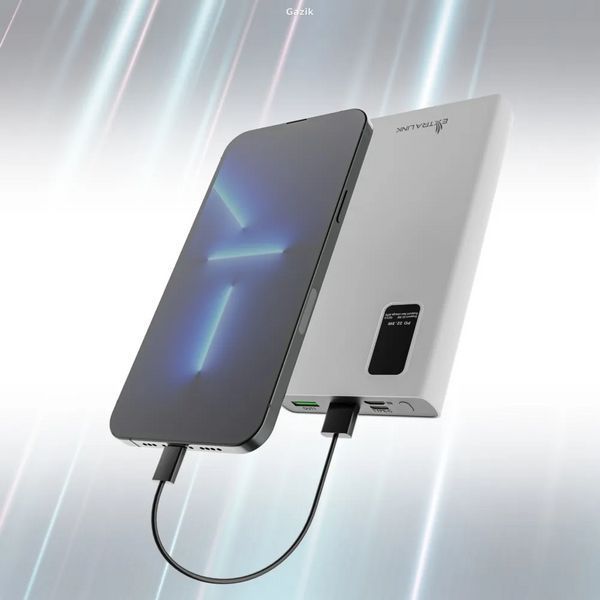 Повербанк Extralink EPB-067W 10000 mAh White