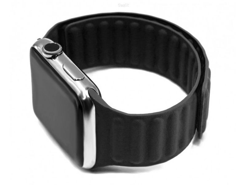 Ремінець Leather Loop Magnetic для Apple Watch 42-44 mm Black