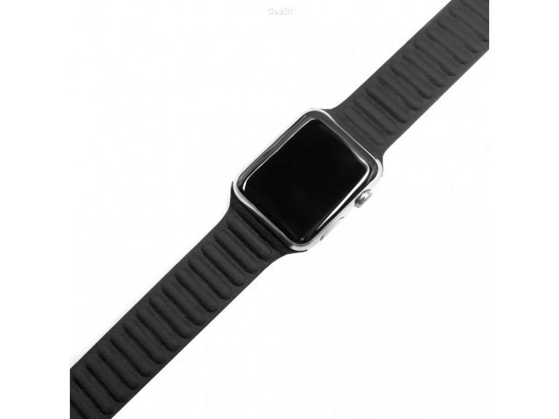Ремінець Leather Loop Magnetic для Apple Watch 42-44 mm Black