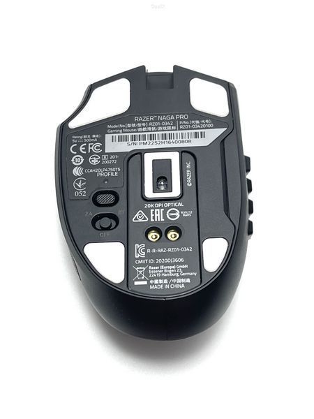 Миша бездротова Razer Naga Pro BlueTooth, Wireless 2.4GHz Black (вживана) LPNIC085597375 фото