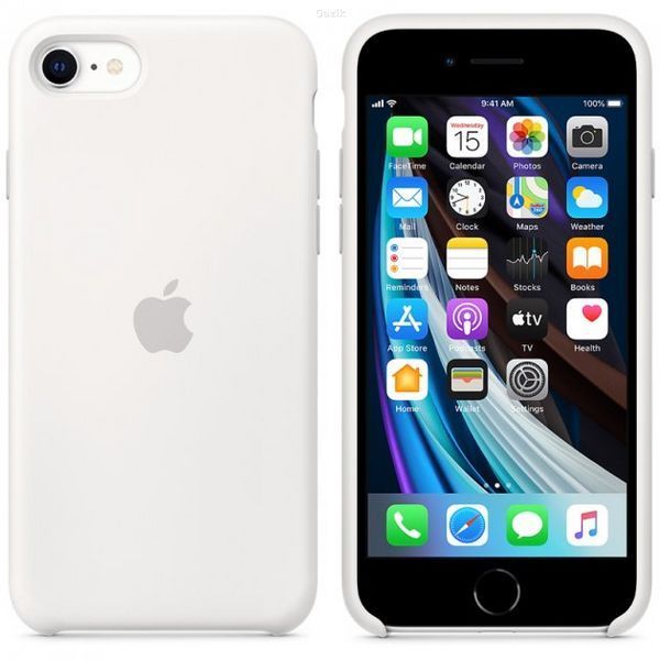 Чохол Silicone Case для iPhone SE 2020 White