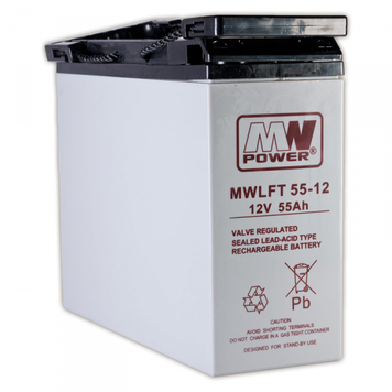 Акумулятор AGM MWLFT 55Ah 12V 15 років служби