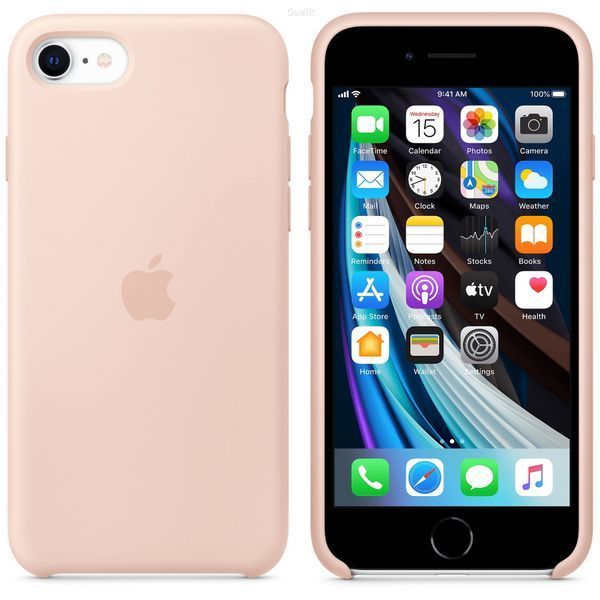 Чохол Silicone Case для iPhone SE 2020 Pink