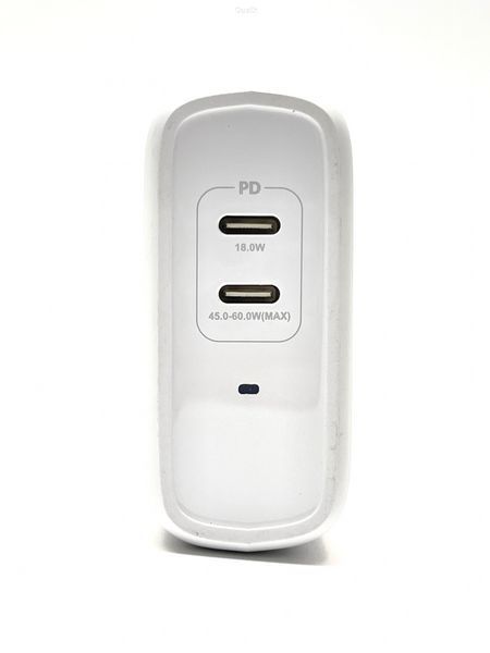 Мережевий зарядний пристрій Amazon Basic 2 x USB Type-C 65W White ()