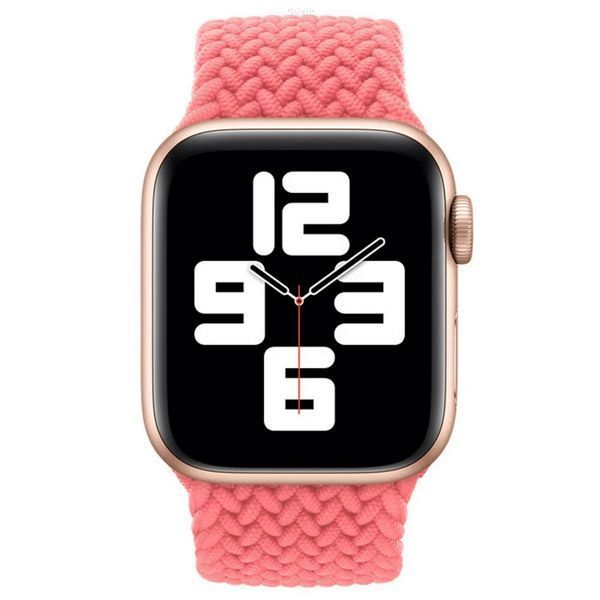 Ремінець Woven Single Loop для Apple Watch 42-44 mm Pink "M"