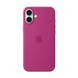 СИЛІКОНОВИЙ ЧОХОЛ IPHONE 16 PLUS SI CASE FUCHSIA-ZML