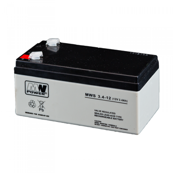 Акумулятор AGM MWS 5Ah 12V 5 років служби