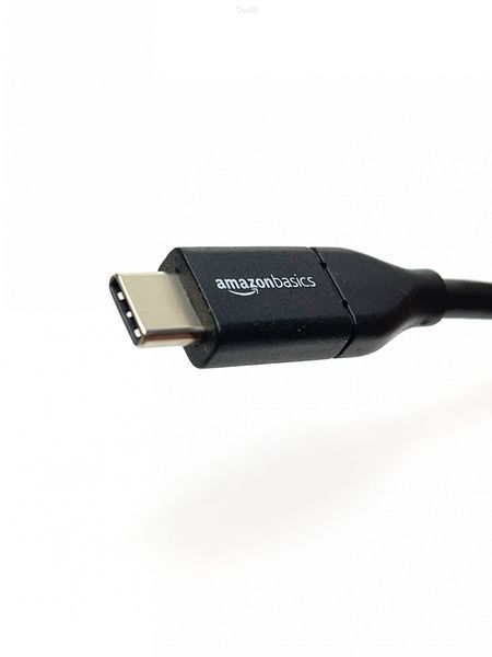 Кабель мультимедійний Amazon Basics Type-C to HDMI (сумісний із Thunderbolt 3), 4K@30 Гц, 1.8 м