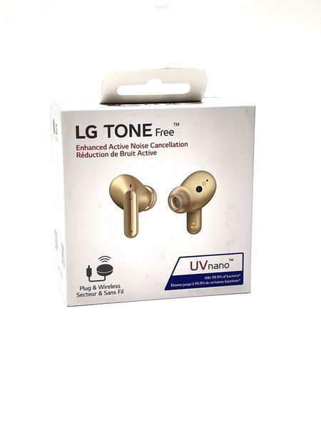 Навушники бездротові LG Tone Free DFP9 Gold (вживані) LPNHE781354165 фото