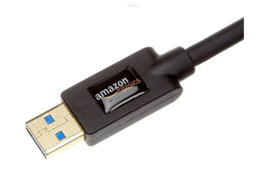 Кабель-подовжувач Amazon Basics USB типу A 3.0, 2 м, чорний