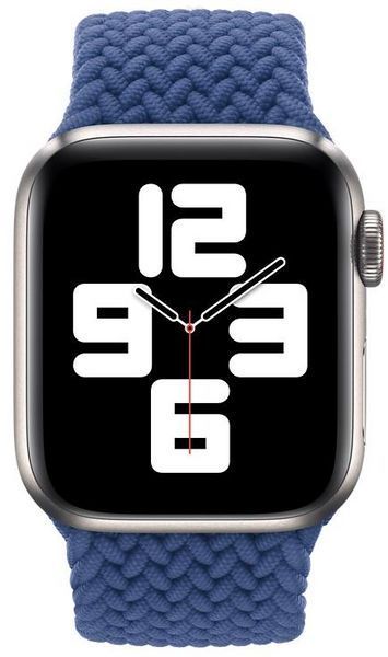 Ремінець Woven Single Loop для Apple Watch 42-44 mm Atlantic Blue "S"