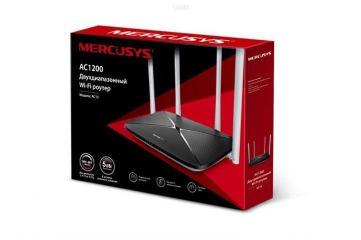 Маршрутизатор Mercusys AC12 (Wi-Fi роутер)