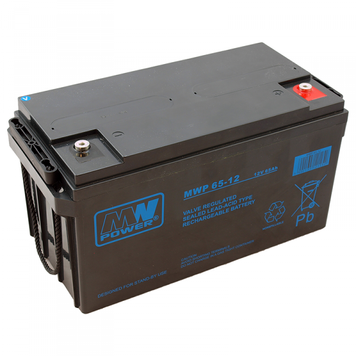 Акумулятор AGM MWP 65Ah 12V 12 років служби