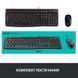 Комплект дротовий Logitech MK120 USB UA Black (920-002563) KM014 фото 8