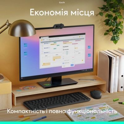 Комплект бездротовий Logitech MK250 Bluetooth UA Graphite (920-013823)