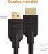 Кабель мультимедійний Amazon Basics Ultra HD HDMI to HDMI 0,9 м Чорний (OpenBox)