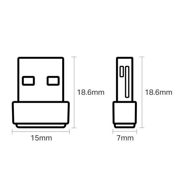 Мережева карта Wi-Fi TP-LINK Archer T2U Nano AD017 фото
