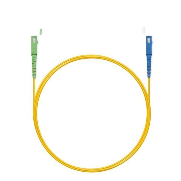 Патч-корд оптичний SC/UPC - SC/APC 3.0mm 1м (PatchCord) 10672756 фото