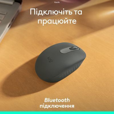 Миша бездротова Logitech M196 BlueTooth Graphite