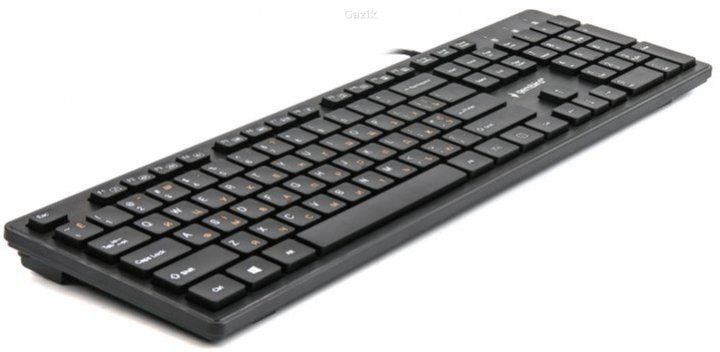 Клавіатура дротова Gembird KB-MCH-03-UA USB Black (ENG / UA)