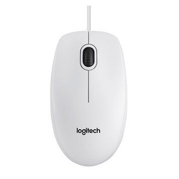 Миша дротова Logitech B100 USB White B100USBW фото