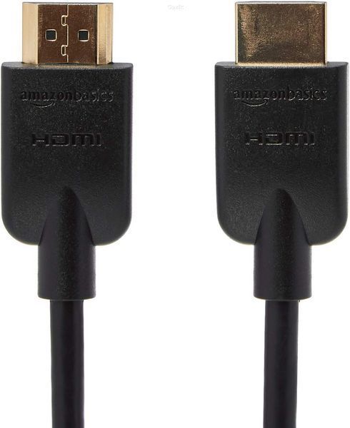 Кабель мультимедійний Amazon Basics HDMI to HDMI 0,3 м Чорний (OpenBox)