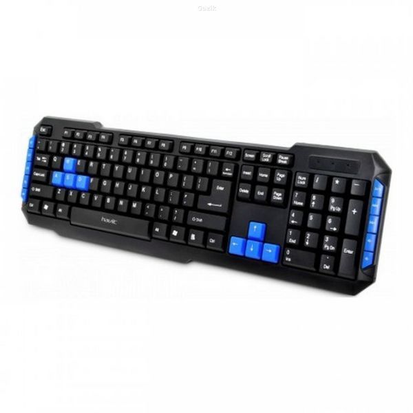 Клавіатура дротова Havit HV-KB327 USB Black (ENG / UA) KL005 фото