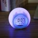 Настільний годинник Tec Star Wecker Mit Stimmungslicht White CLK01 фото 4