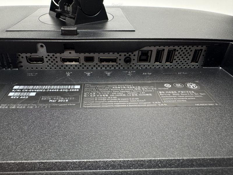 Монітор Dell P2715Q 27" IPS (Вживаний - Клас A-)