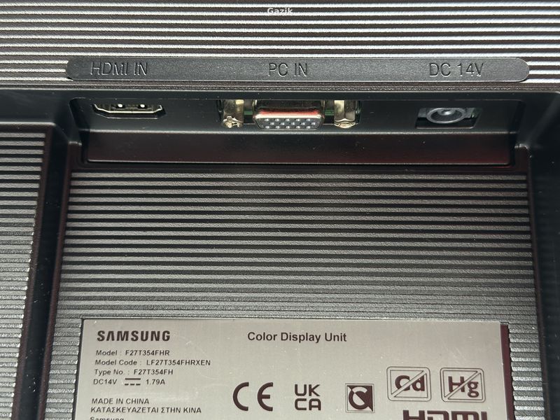 Монітор SAMSUNG F27T354FHR 27" IPS (75 Гц) (Вживаний - Клас A)