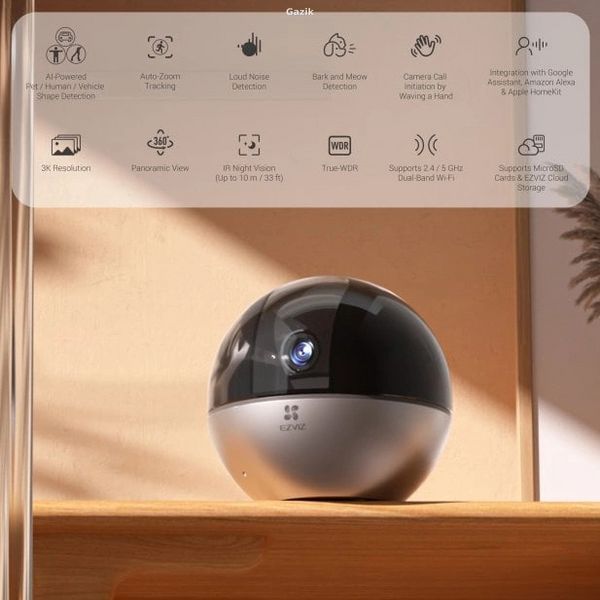 Комплект Ezviz E6 (5W2F,4mm cs-e6) Wi-Fi