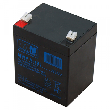 Акумулятор AGM MWP 5Ah 12V 12 років служби