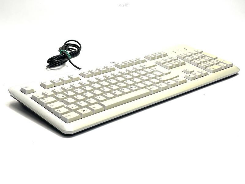 Клавіатура дротова HP KU-1156 USB White (ENG) Вживаний