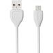 Кабель Remax USB to Micro-USB 1 м Білий (RC-050m) AKS006 фото 1