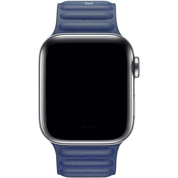 Ремінець Leather Loop Magnetic для Apple Watch 38-40 mm Midnight Blue