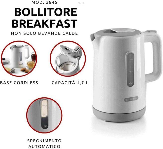 Електричний чайник Ariete Breakfast 2845 2200 Вт (OpenBox)