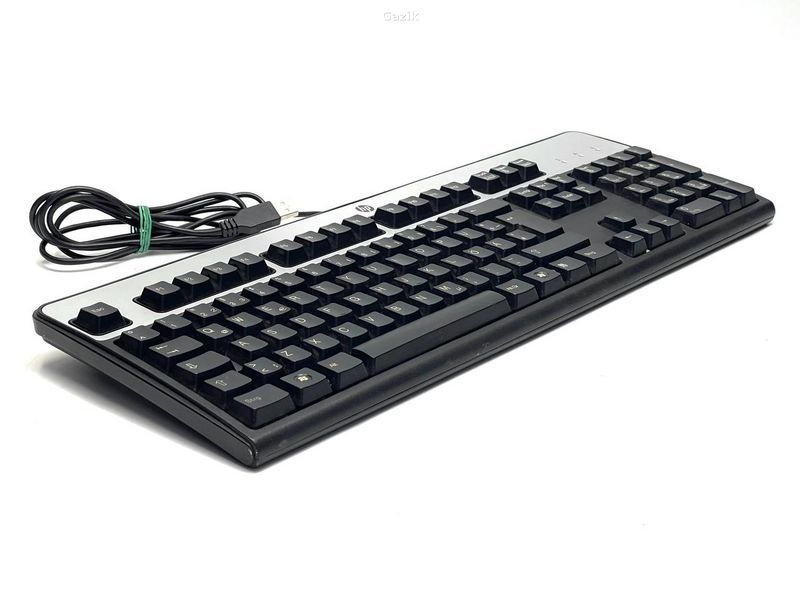 Клавіатура дротова HP KM-0316 USB Black/Grey (ENG) Вживаний