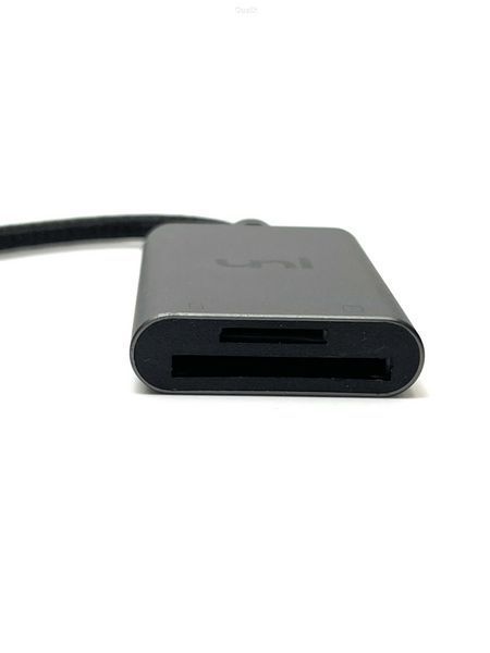 Кардрідер UNI USB to MicroSD/SD/ Silver (OpenBox)