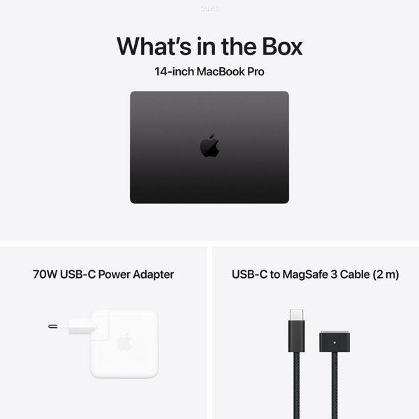 НОУТБУК MBP 14 SB/15C/16C GPU/24GB/2T-UKR YSAP631     фото