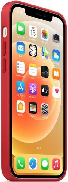 Чохол MagSafe Silicone Case для iPhone 12/12 Pro Red