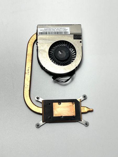 Система охолодження, мідна трубка з вентилятором для ноутбука Lenovo ThinkPad L560 4 Pin (вживаний)