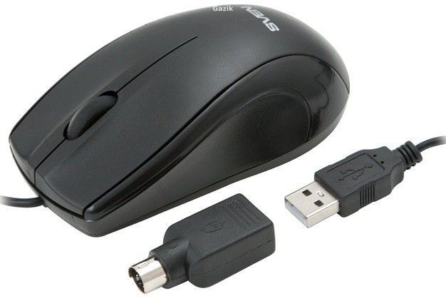 Миша дротова Sven RX-150 USB+PS/2 Black RX150USB фото